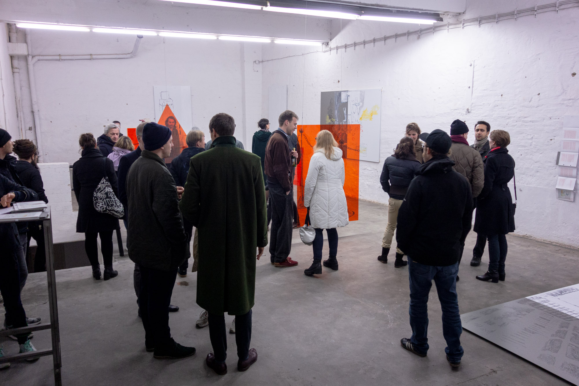 COURTROOM by MAXIMILIANE BAUMGARTNER + ALEX WISSEL - Opening - 17.11.2017 Studio For Artistic Research Maximiliane Baumgartner Alex Wissel Düsseldorf